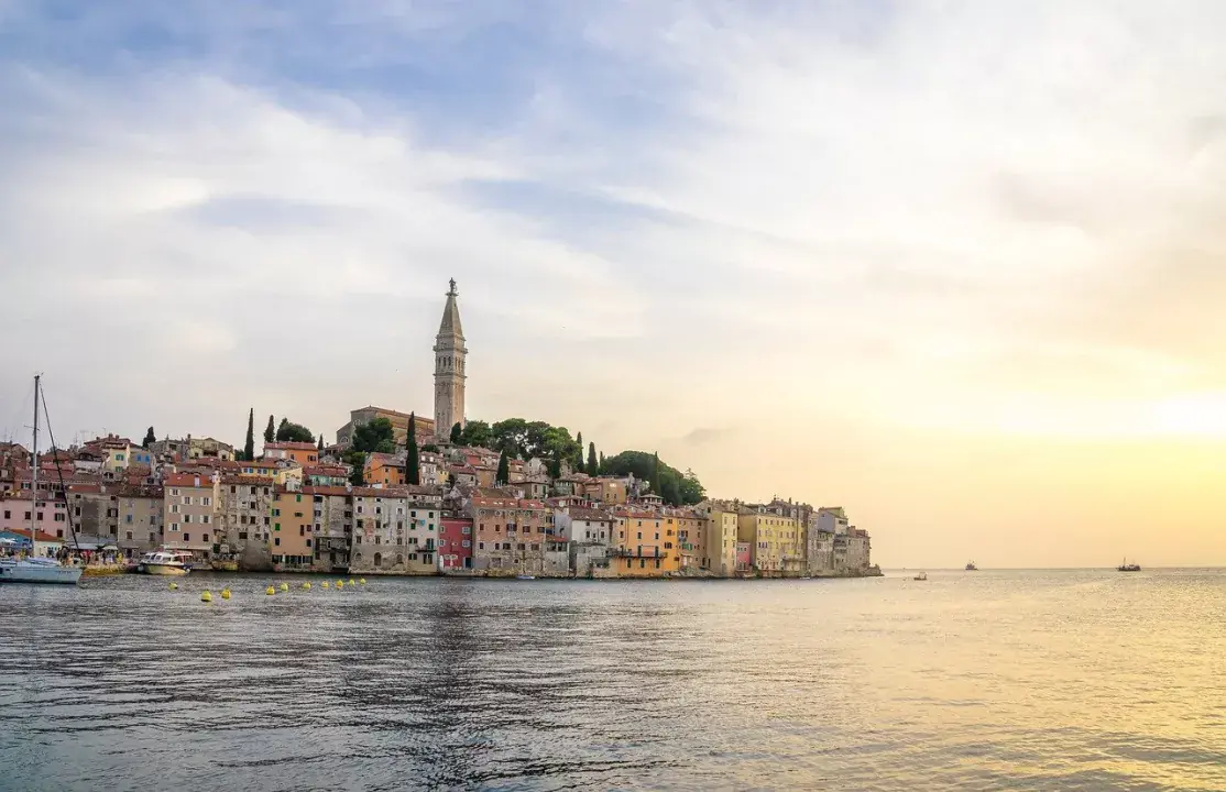 Együtt a család Porec városában