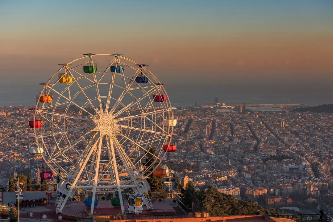 Hol található a Tibidabo vidámpark?